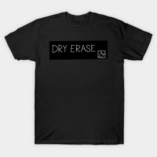 Black Dry Erase Label T-Shirt